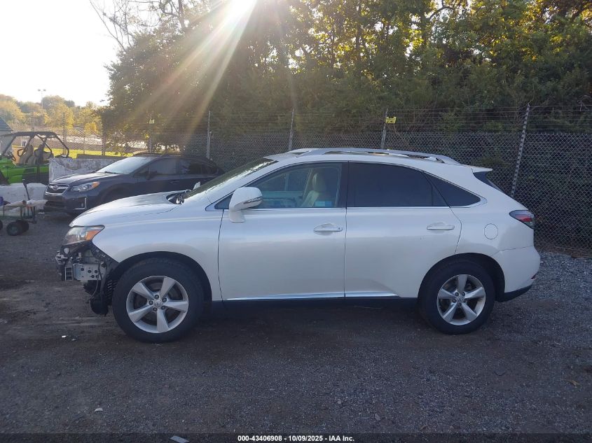2012 Lexus Rx 350 VIN: 2T2BK1BA7CC130183 Lot: 43406908