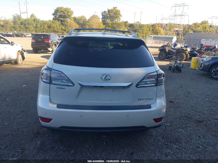 2012 Lexus Rx 350 VIN: 2T2BK1BA7CC130183 Lot: 43406908