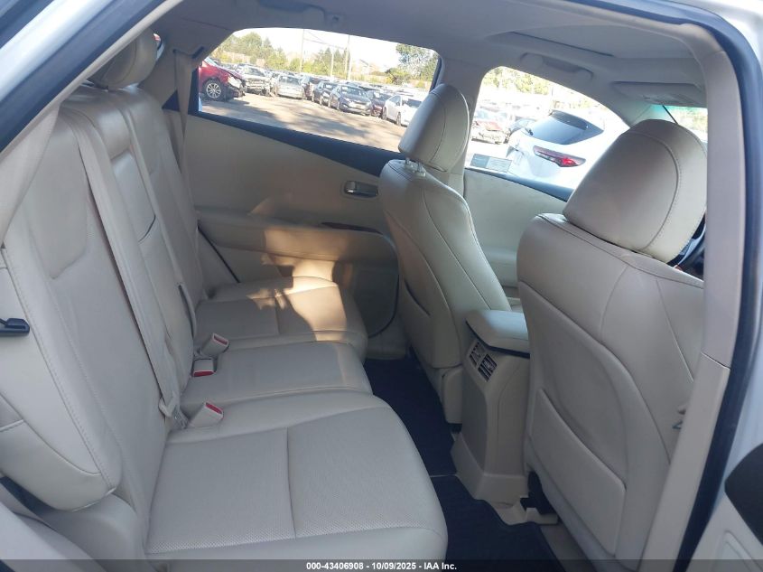 2012 Lexus Rx 350 VIN: 2T2BK1BA7CC130183 Lot: 43406908
