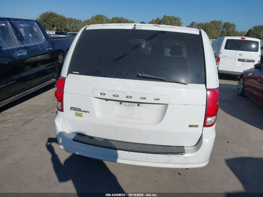 2018 Dodge Grand Caravan Se Plus VIN: 2C4RDGBGXJR152910 Lot: 43406932