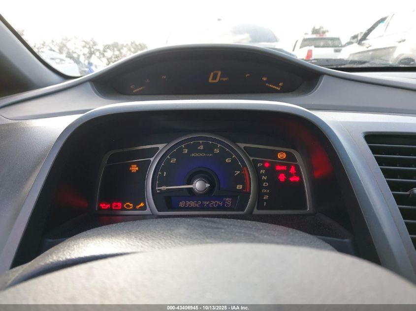 2007 Honda Civic Lx VIN: 1HGFA16567L030713 Lot: 43406945