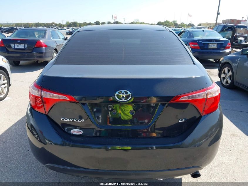 2019 Toyota Corolla Le VIN: 5YFBURHE1KP862976 Lot: 42203996