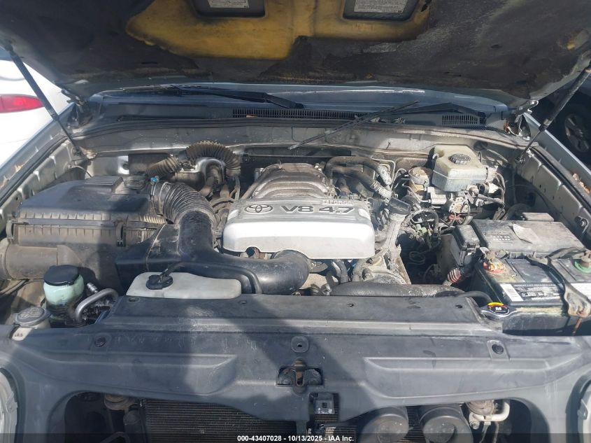 2004 Toyota 4Runner Sr5 V8 VIN: JTEZT14R540014443 Lot: 43407028