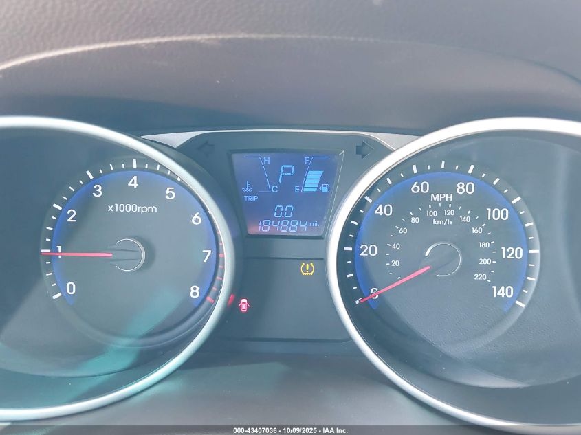 2013 Hyundai Tucson Gls VIN: KM8JU3AC0DU595316 Lot: 43407036