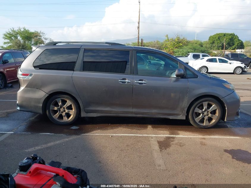 2014 Toyota Sienna Se 8 Passenger VIN: 5TDXK3DC9ES464181 Lot: 43407049