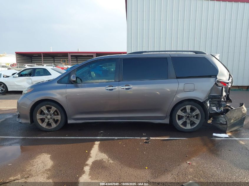 2014 Toyota Sienna Se 8 Passenger VIN: 5TDXK3DC9ES464181 Lot: 43407049