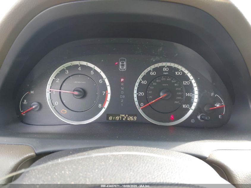 2010 Honda Accord 2.4 Lx VIN: 1HGCP2F34AA005186 Lot: 43407071