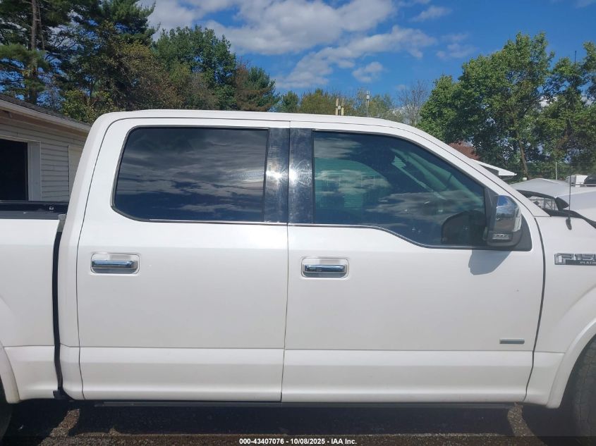2015 Ford F-150 Platinum VIN: 1FTEW1EG2FFC34372 Lot: 43407076