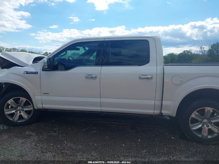2015 Ford F-150 Platinum VIN: 1FTEW1EG2FFC34372 Lot: 43407076