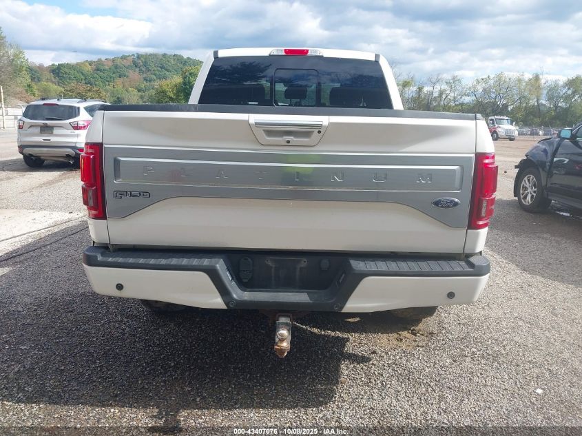 2015 Ford F-150 Platinum VIN: 1FTEW1EG2FFC34372 Lot: 43407076