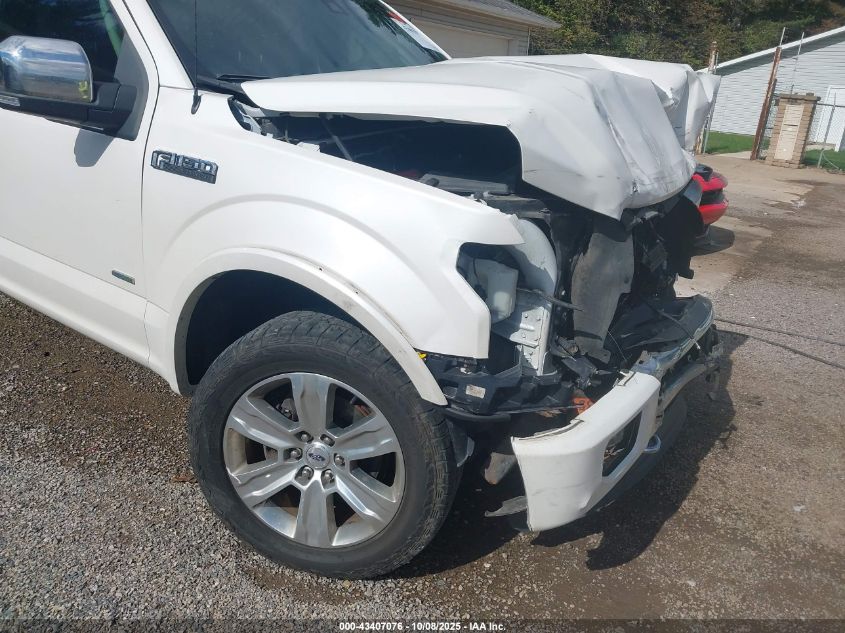 2015 Ford F-150 Platinum VIN: 1FTEW1EG2FFC34372 Lot: 43407076