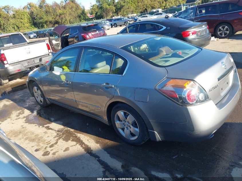 2007 Nissan Altima 2.5 S VIN: 1N4AL21E37C134744 Lot: 43407110