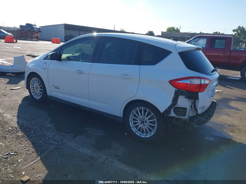 Vin: 1fadp5cu6dl550337, lot: 43901912, ford c-max energi sel 20133