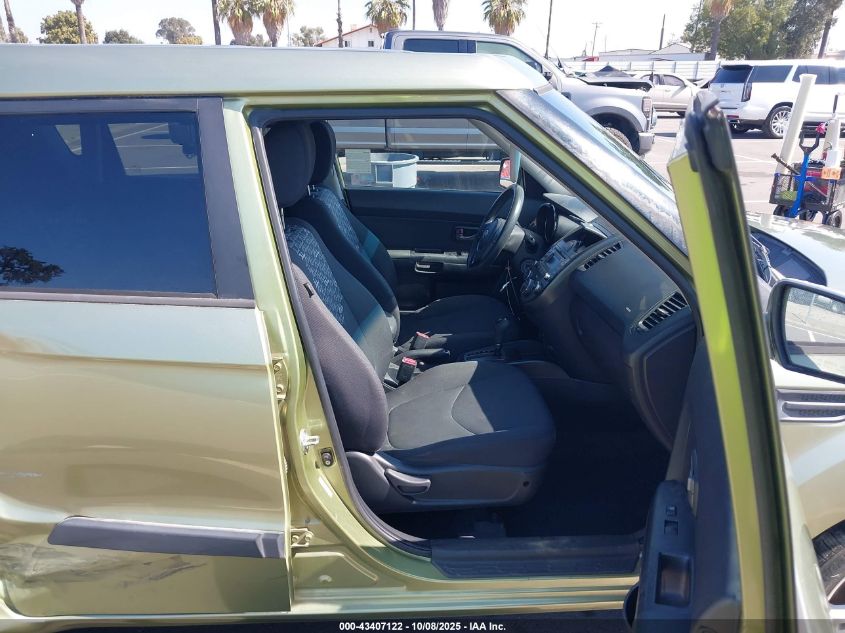 2010 Kia Soul + VIN: KNDJT2A24A7144909 Lot: 43407122