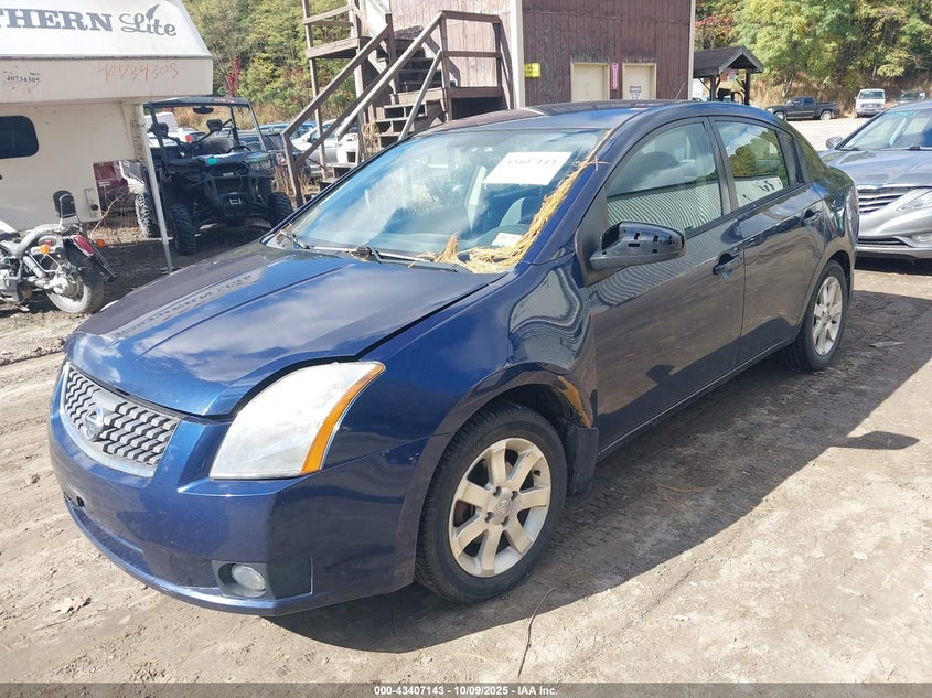 2007 Nissan Sentra 2.0S VIN: 3N1AB61E27L606945 Lot: 43407143