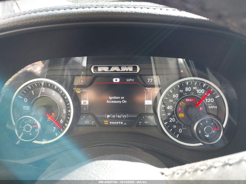 2021 Ram 1500 Laramie 4X4 6'4 Box VIN: 1C6SRFRT9MN781079 Lot: 43407144