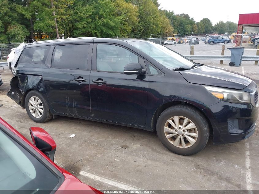 2016 Kia Sedona Lx VIN: KNDMB5C12G6089526 Lot: 43407158