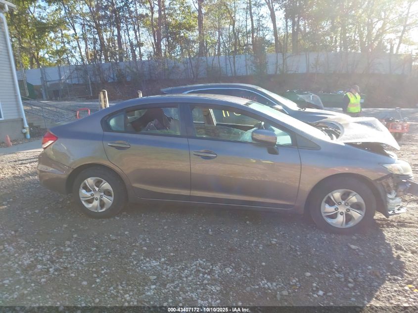 2015 Honda Civic Lx VIN: 19XFB2F51FE250091 Lot: 43407172