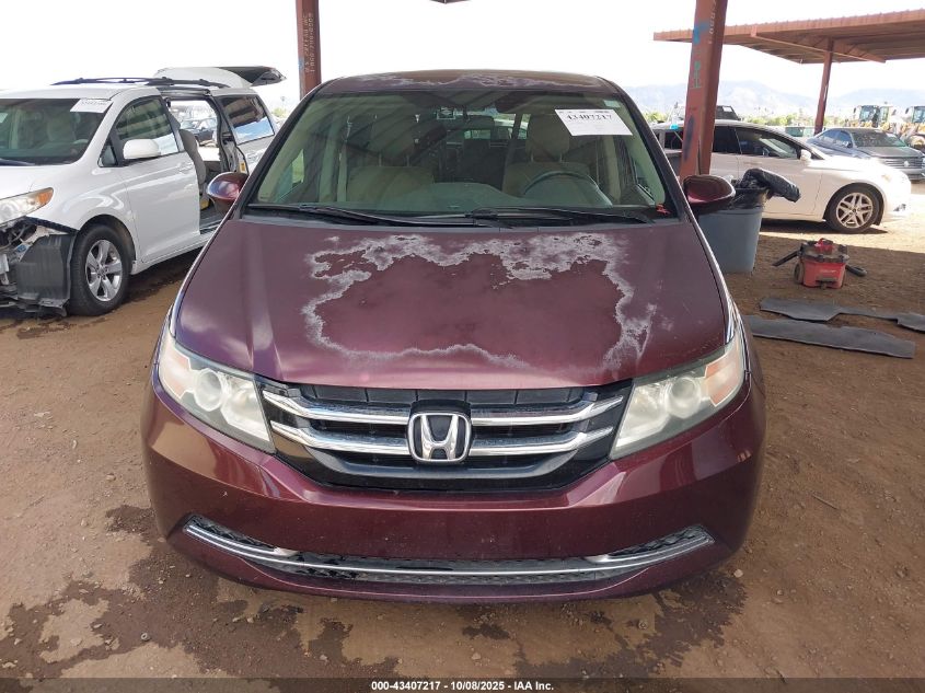 2015 Honda Odyssey Ex VIN: 5FNRL5H42FB033739 Lot: 43407217