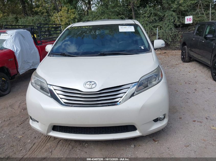 2015 Toyota Sienna Limited Premium 7 Passenger VIN: 5TDDK3DC2FS102097 Lot: 43407226
