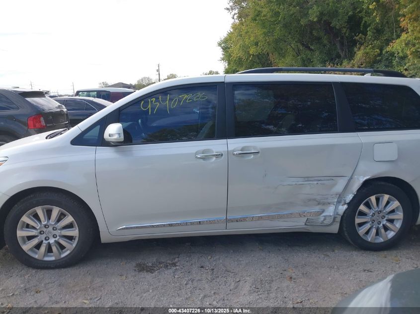 2015 Toyota Sienna Limited Premium 7 Passenger VIN: 5TDDK3DC2FS102097 Lot: 43407226