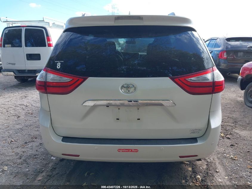 2015 Toyota Sienna Limited Premium 7 Passenger VIN: 5TDDK3DC2FS102097 Lot: 43407226