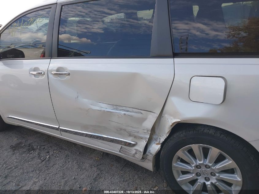 2015 Toyota Sienna Limited Premium 7 Passenger VIN: 5TDDK3DC2FS102097 Lot: 43407226