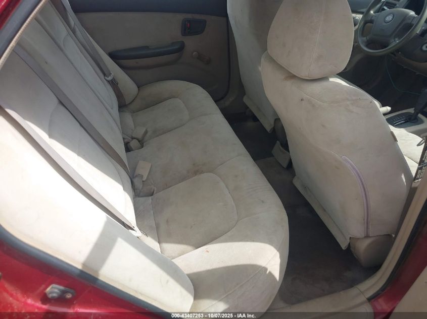 2004 Kia Spectra Ex/Lx VIN: KNAFE121045012761 Lot: 43407253