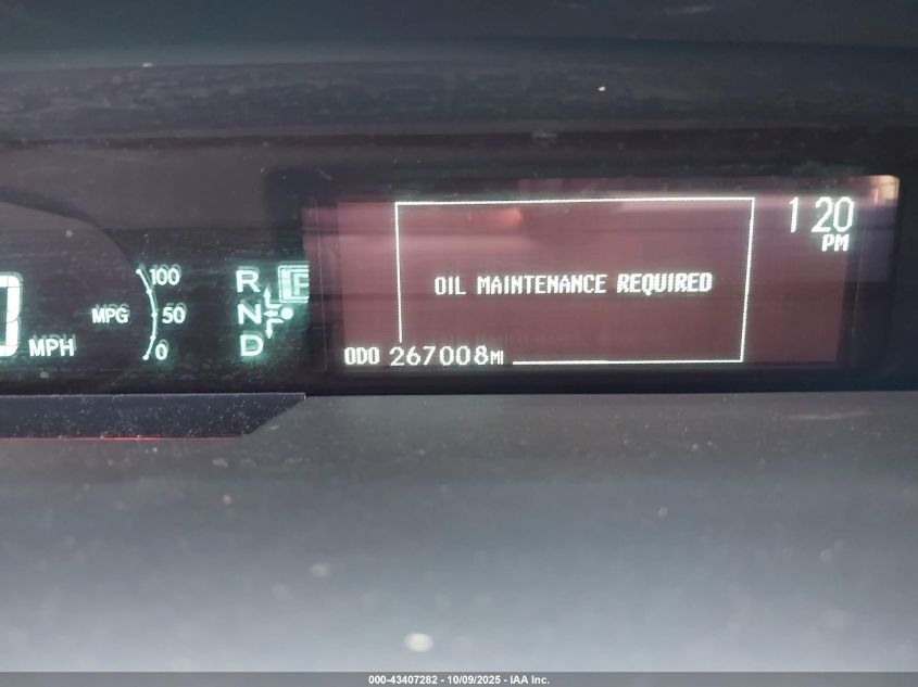 2010 Toyota Prius Iii VIN: JTDKN3DU9A5213686 Lot: 43407282