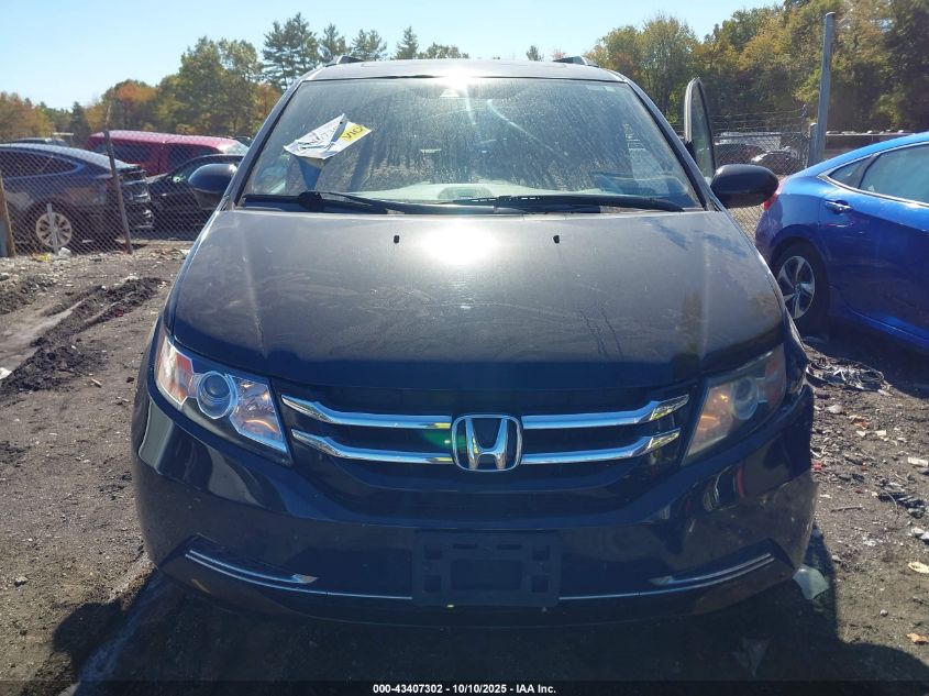 2016 Honda Odyssey Ex-L VIN: 5FNRL5H60GB152599 Lot: 43407302