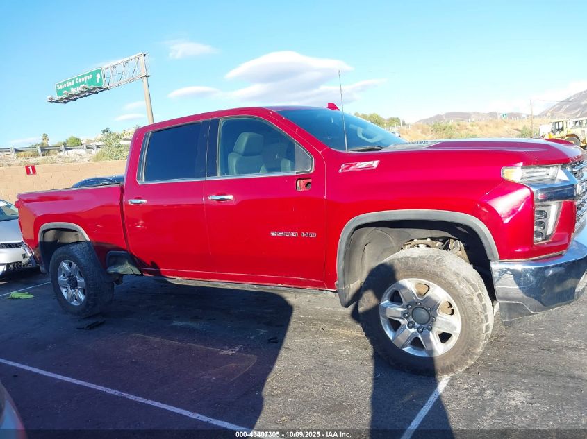 2022 Chevrolet Silverado 2500Hd 4Wd Standard Bed Ltz VIN: 1GC4YPEY1NF161558 Lot: 43407305