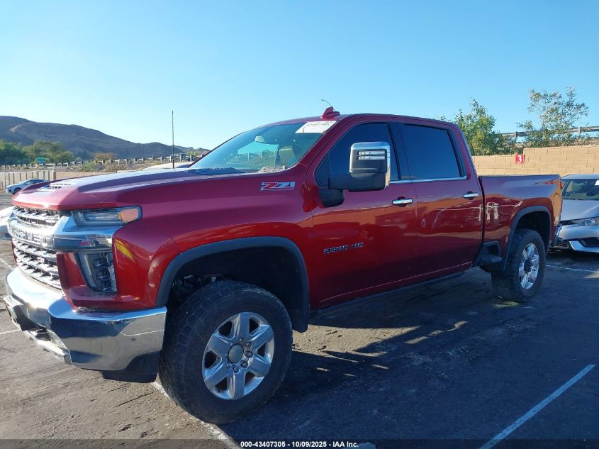 2022 Chevrolet Silverado 2500Hd 4Wd Standard Bed Ltz VIN: 1GC4YPEY1NF161558 Lot: 43407305