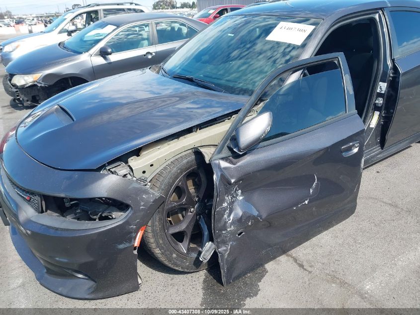 2019 Dodge Charger R/T Rwd VIN: 2C3CDXCTXKH630305 Lot: 43407308