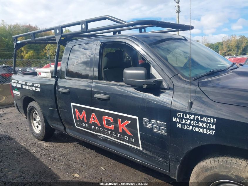 2019 Ram 1500 Classic Tradesman 4X4 6'4 Box VIN: 1C6RR7FG0KS620551 Lot: 43407328