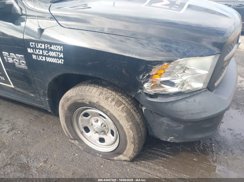 2019 Ram 1500 Classic Tradesman 4X4 6'4 Box VIN: 1C6RR7FG0KS620551 Lot: 43407328