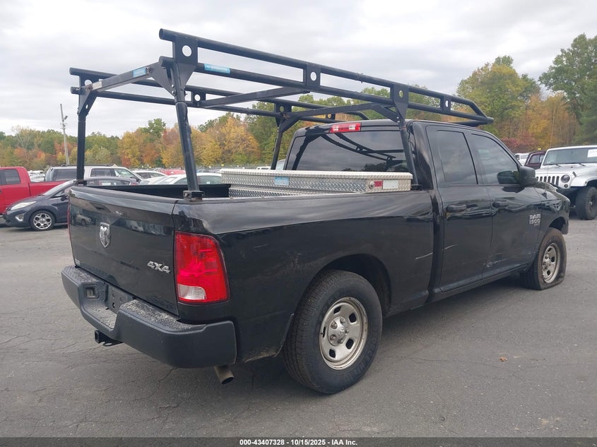 Vin: 1c6rr7fg0ks620551, lot: 43902129, ram 1500 classic tradesman  4x4 6'4 box 20194