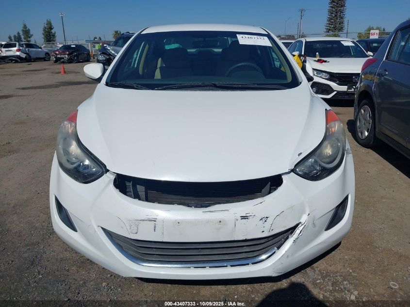 2013 Hyundai Elantra Gls VIN: 5NPDH4AE2DH425109 Lot: 43407333