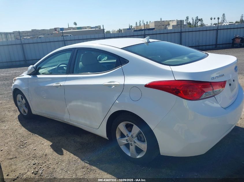 2013 Hyundai Elantra Gls VIN: 5NPDH4AE2DH425109 Lot: 43407333