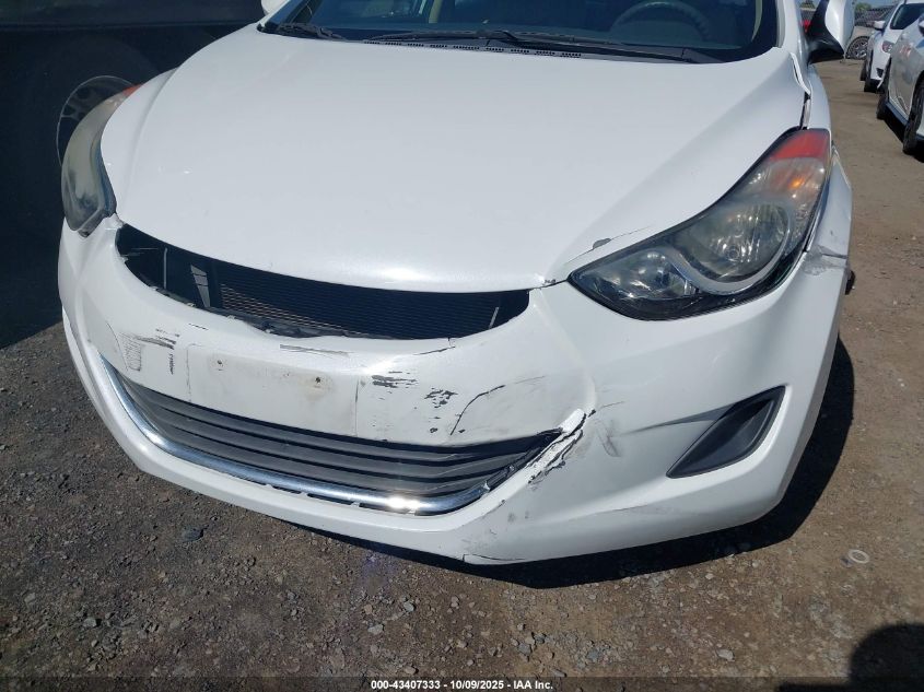 2013 Hyundai Elantra Gls VIN: 5NPDH4AE2DH425109 Lot: 43407333