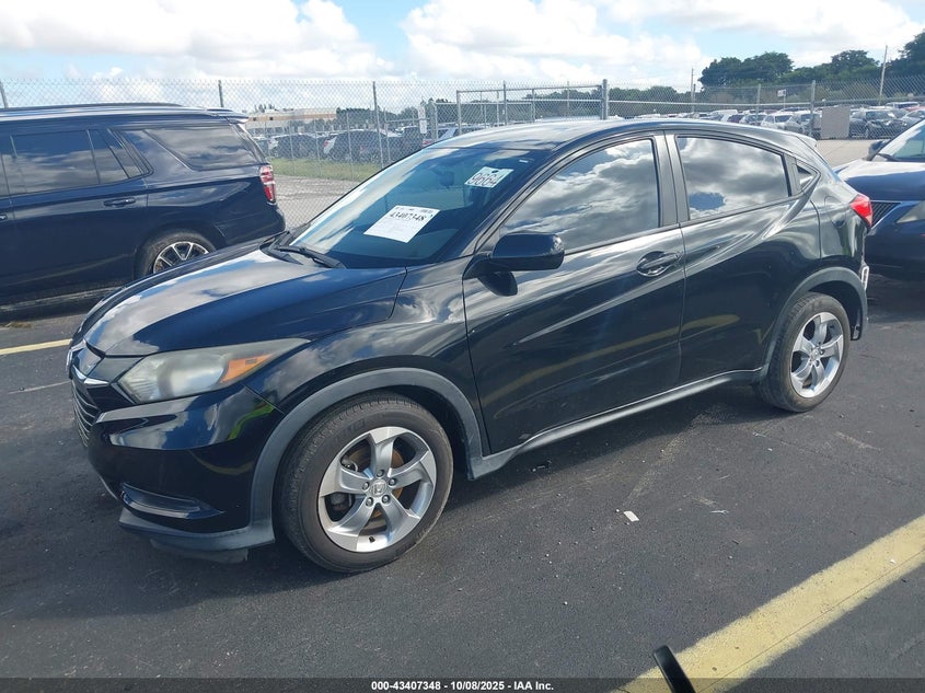 2017 Honda Hr-v 1.8 Lx Black Lot 111043407348 Vin 3CZRU5H37HM705369