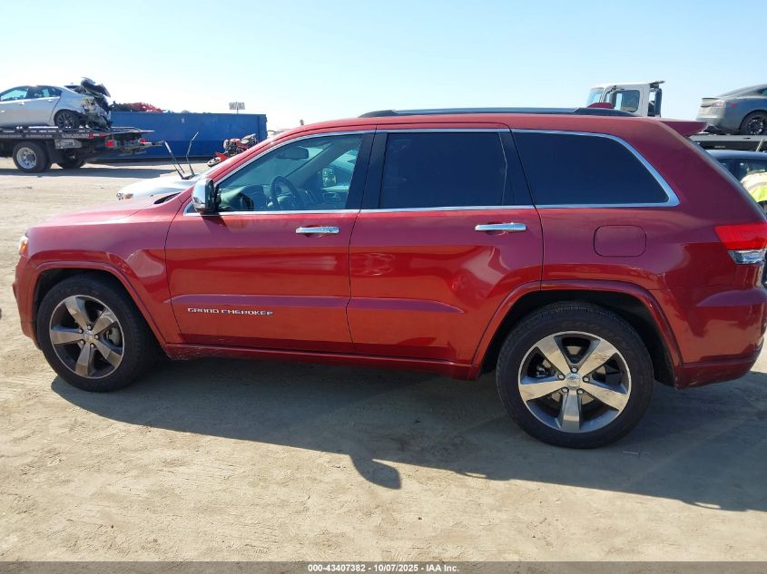 2014 Jeep Grand Cherokee Overland VIN: 1C4RJECG3EC212021 Lot: 43407382