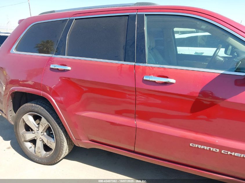 2014 Jeep Grand Cherokee Overland VIN: 1C4RJECG3EC212021 Lot: 43407382