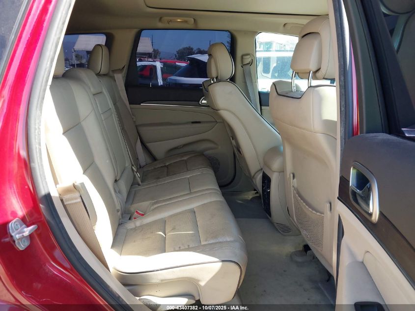 2014 Jeep Grand Cherokee Overland VIN: 1C4RJECG3EC212021 Lot: 43407382