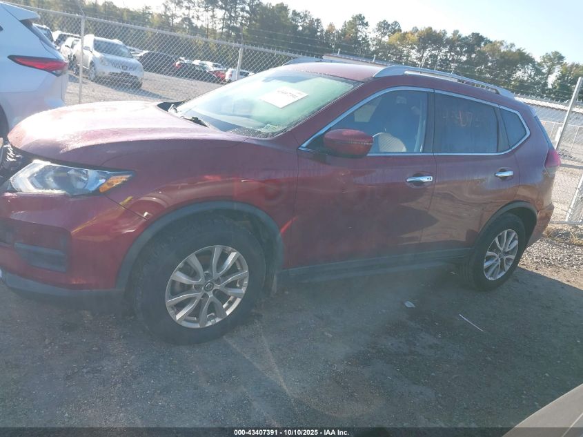 2020 Nissan Rogue Sv Fwd VIN: 5N1AT2MT7LC734273 Lot: 43407391