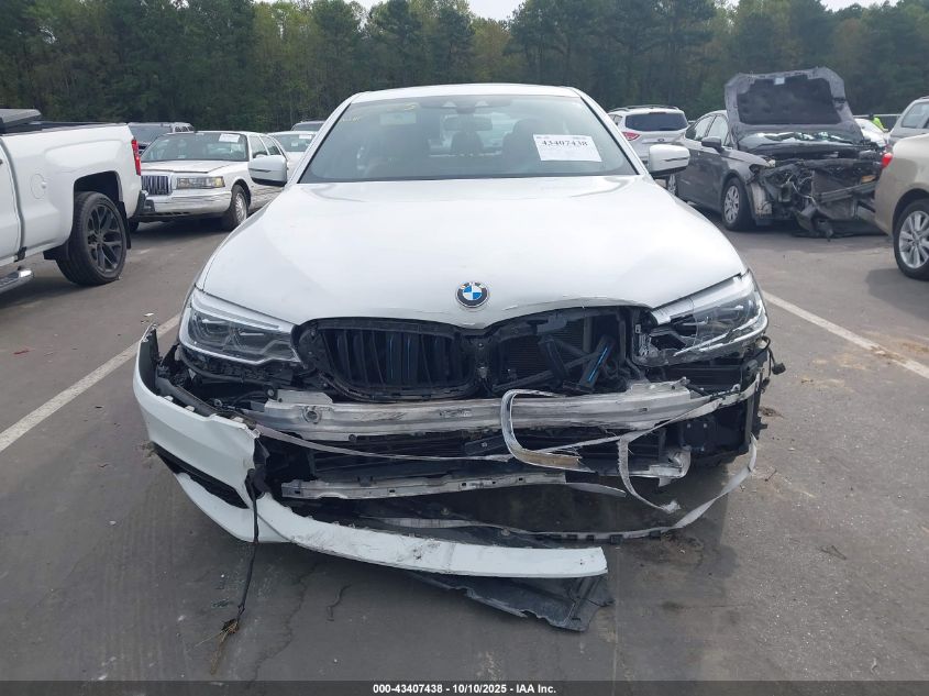 2018 BMW 530E xDrive Iperformance VIN: WBAJB1C52JG624044 Lot: 43407438