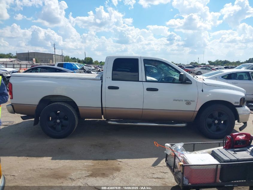 2004 Dodge Ram 1500 Slt/Laramie VIN: 1D7HA18D64S628254 Lot: 43407539