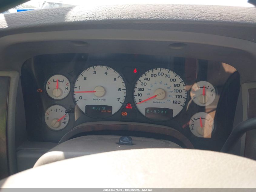 2004 Dodge Ram 1500 Slt/Laramie VIN: 1D7HA18D64S628254 Lot: 43407539