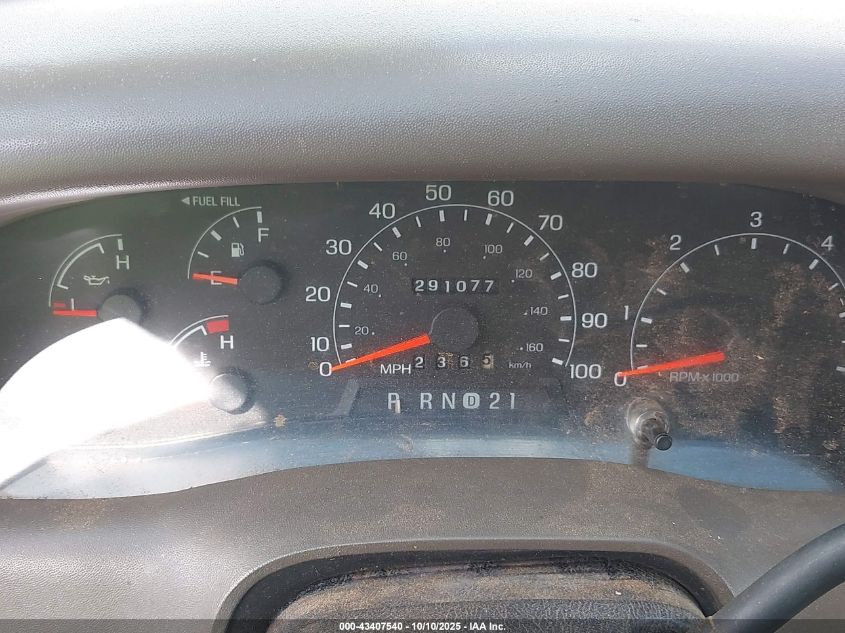 2000 Ford F-250 Lariat/Xl/Xlt VIN: 1FTNW20L7YEC88950 Lot: 43407540