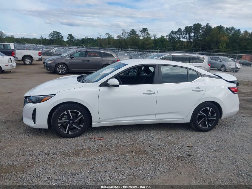 2025 Nissan Sentra Sv VIN: 3N1AB8CV6SY308192 Lot: 43407556