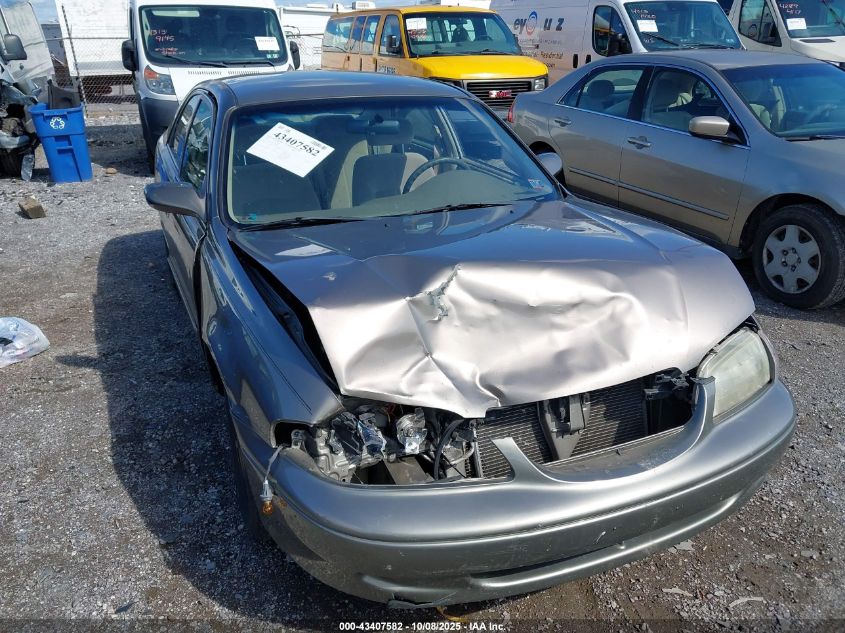 2001 Mazda 626 Es/Lx VIN: 1YVGF22C315234647 Lot: 43407582